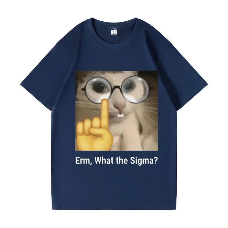 funny meme cat t-shirt for kids and teens