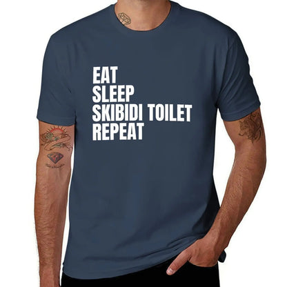 Eat Sleep Skibidi Toilet Repeat T-Shirt