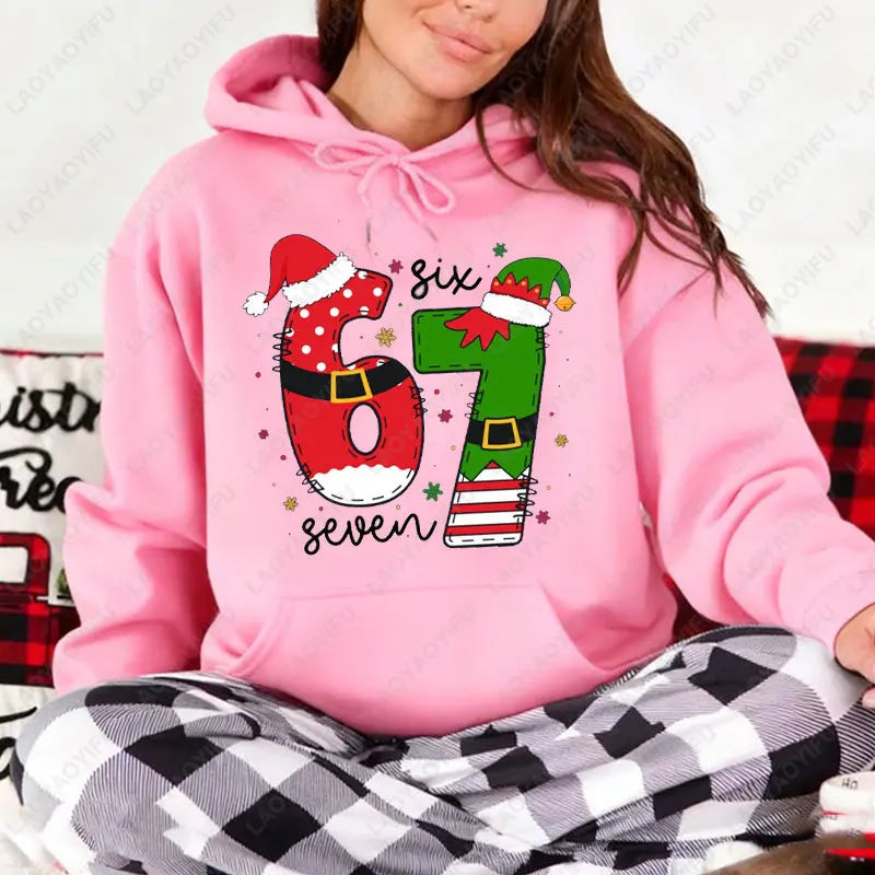 funny meme christmas graphic unisex hooded sweatshirt