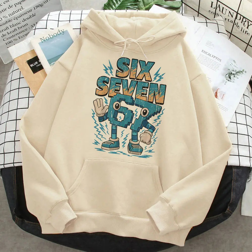 six seven hoodie with fun graphic design