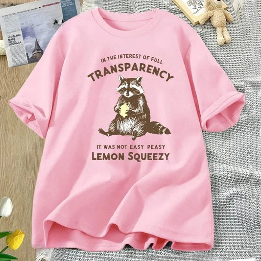 Funny Raccoon T-Shirt - Stay Trashy Graphic Tee