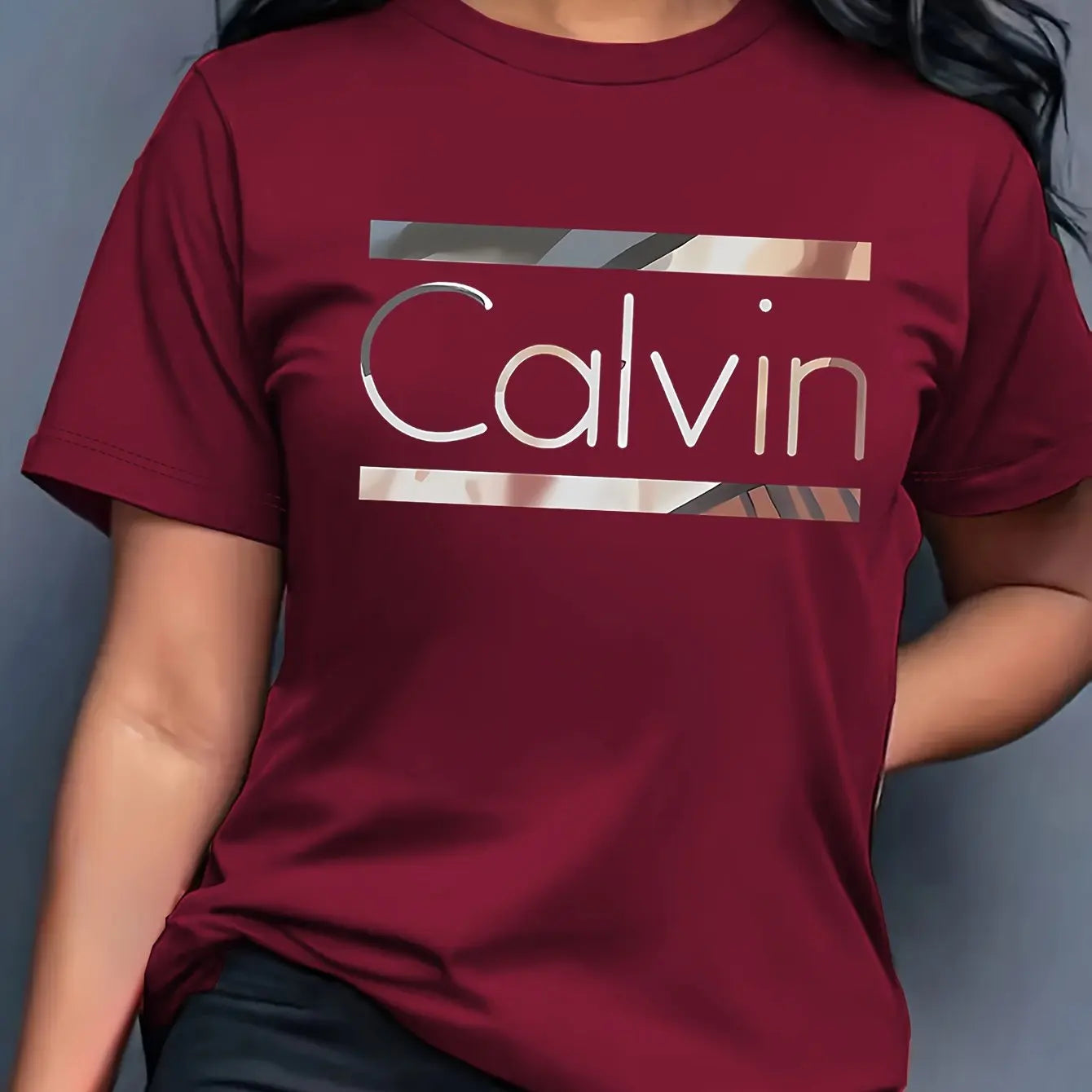 kids' casual cotton skibidi letter t-shirt