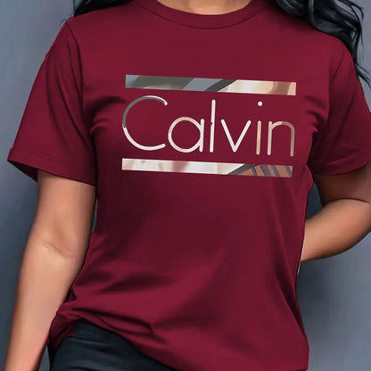 Kids' Casual Cotton Skibidi Letter T-shirt