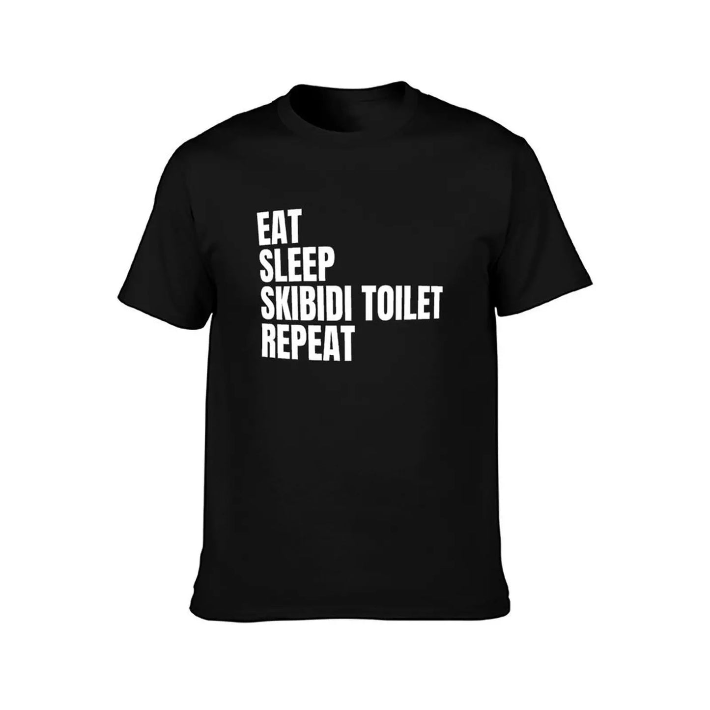 skibidi toilet repeat graphic t-shirt