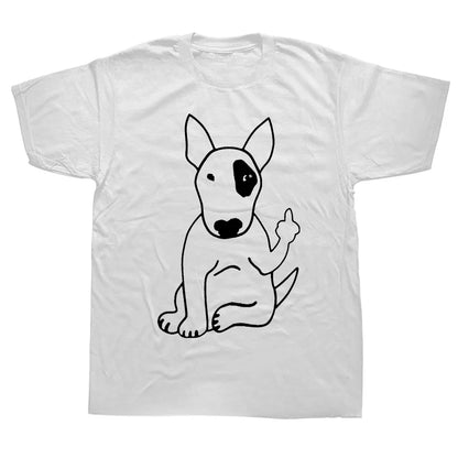Pew Pew Bull Terrier Graphic T-Shirt for Kids