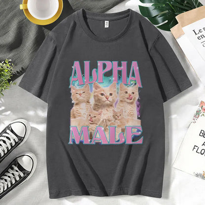 Alpha Male Meme T-Shirt for Kids
