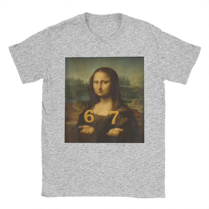 Funny Meme T-Shirt with Mona Lisa Design for Kids