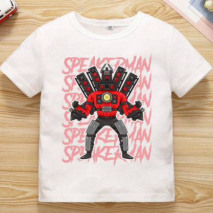 Skibidi Speaker T-Shirt for Kids