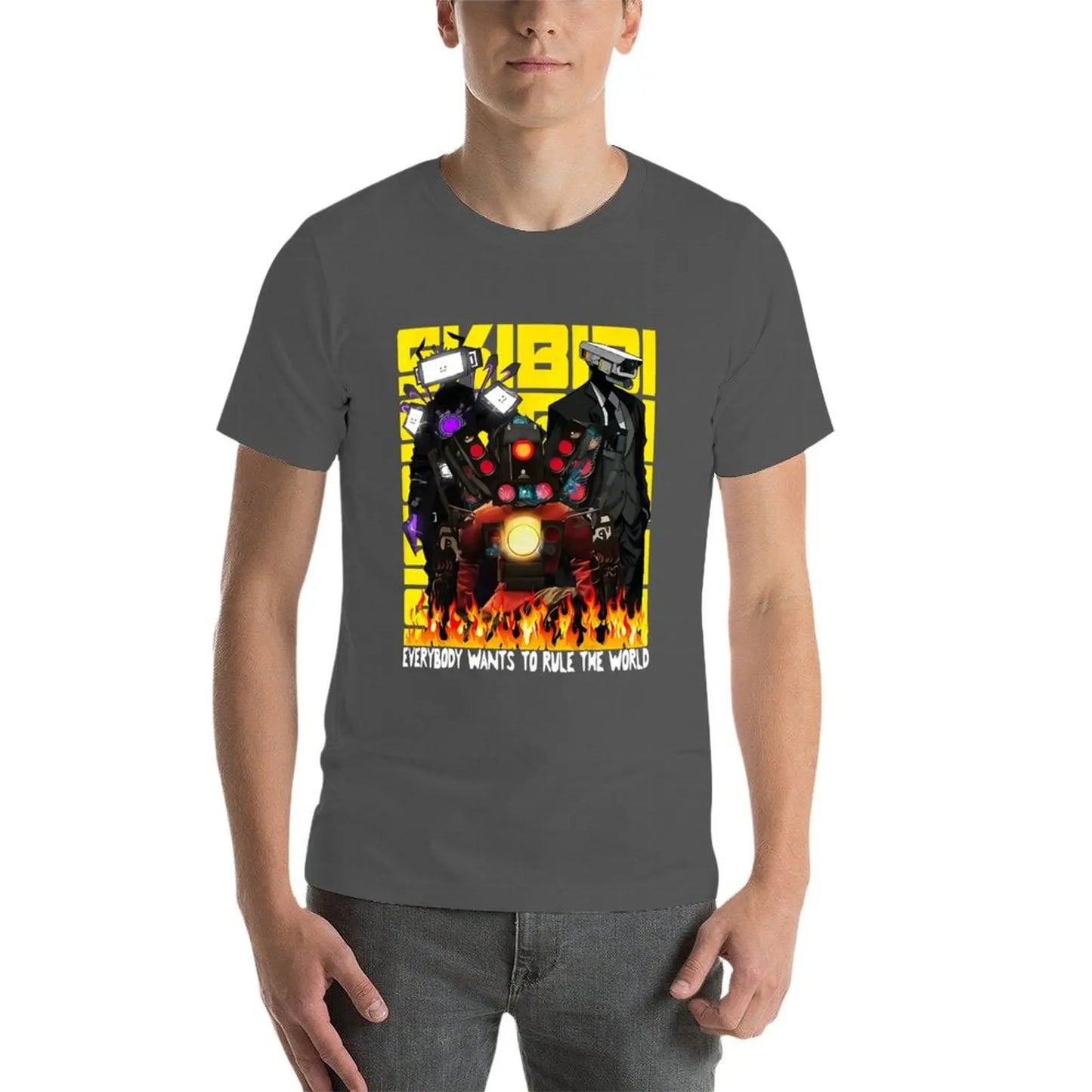 skibidi toilet tiviman t-shirt for kids