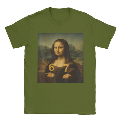 Funny Meme T-Shirt with Mona Lisa Design for Kids