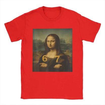 Funny Meme T-Shirt with Mona Lisa Design for Kids
