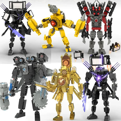 Skibidi Toilet Building Blocks Toy for Kids