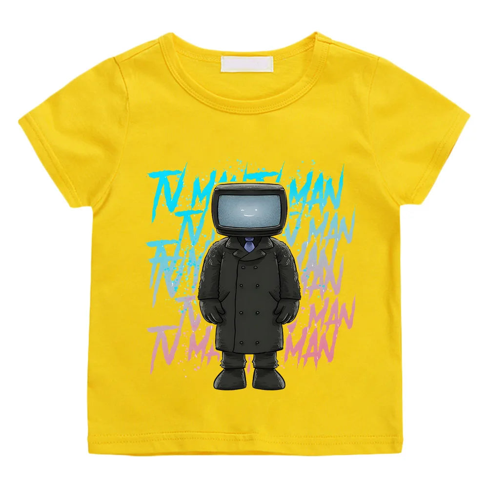 skibidi toilet graphic t-shirt for kids