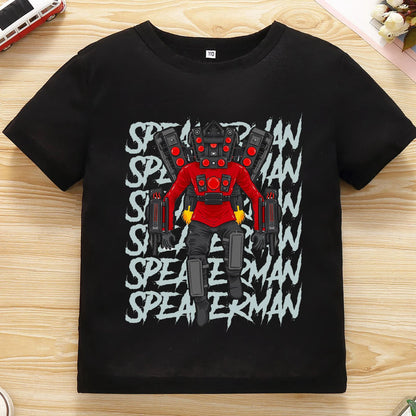 Skibidi Speaker T-Shirt for Kids