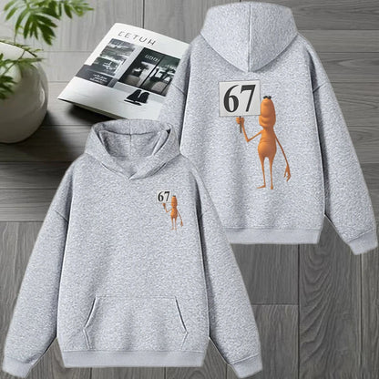 Marcus The Worm Meme Graphic Hoodie