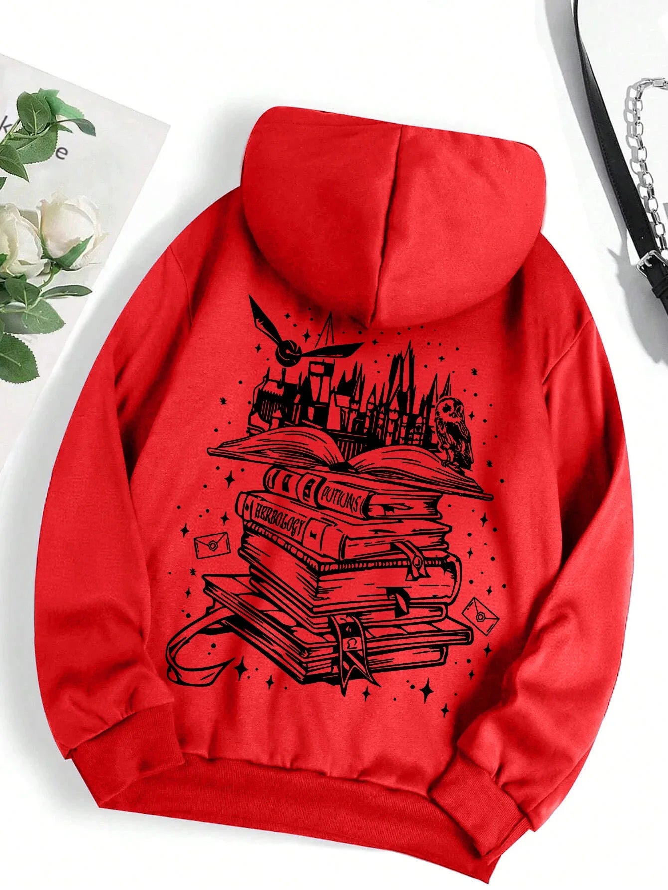 funny book graphic hoodie for kids