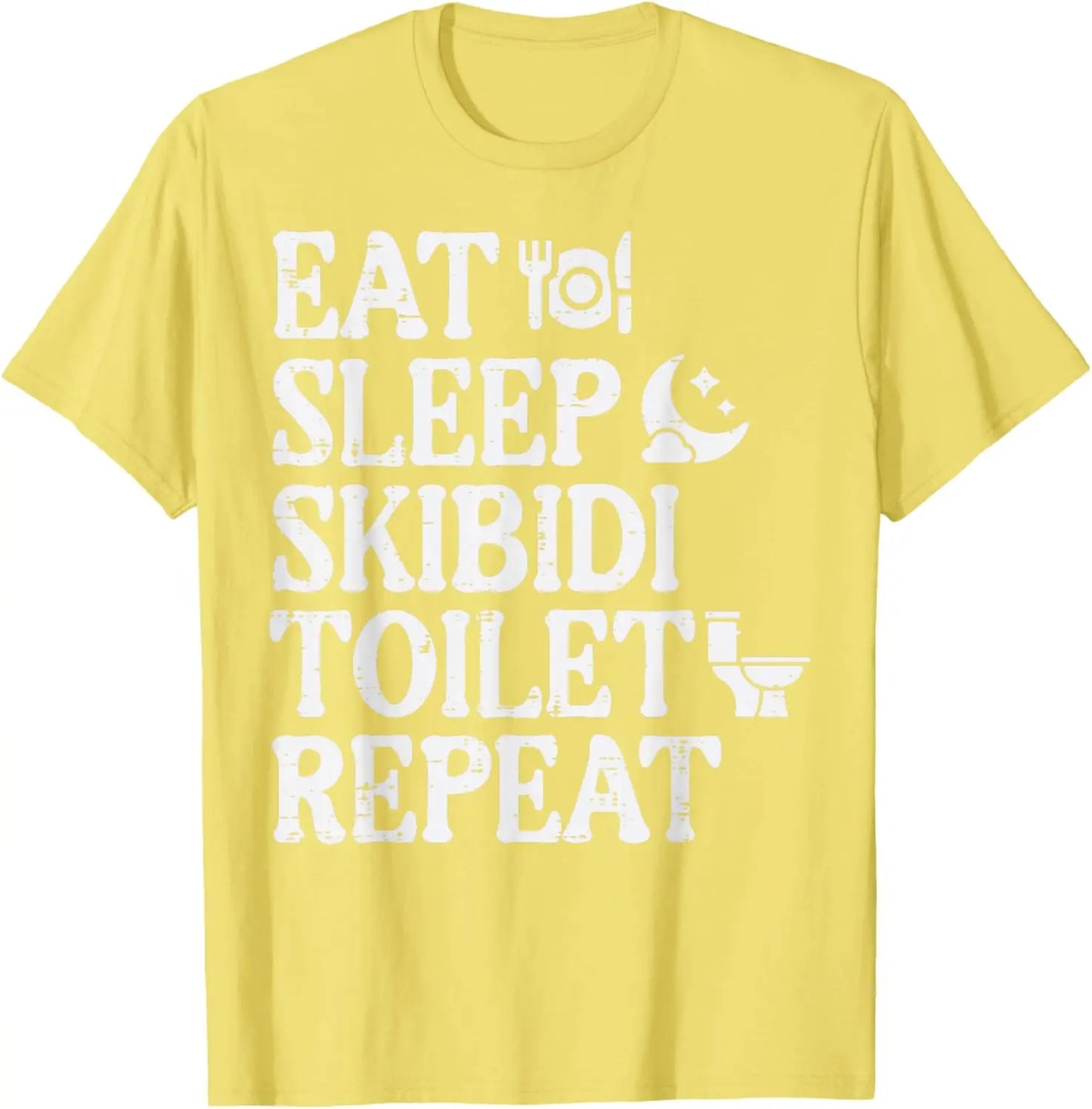 skibidi toilet repeat meme graphic tee for kids and teens