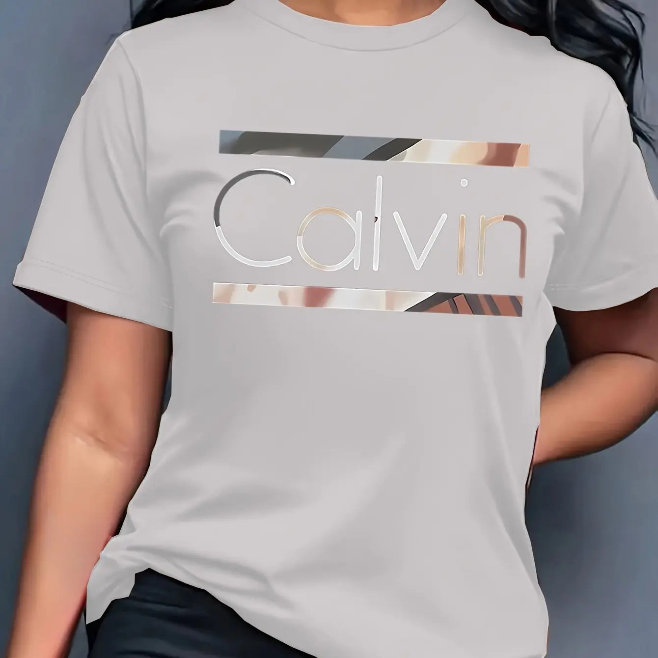 kids' casual cotton skibidi letter t-shirt