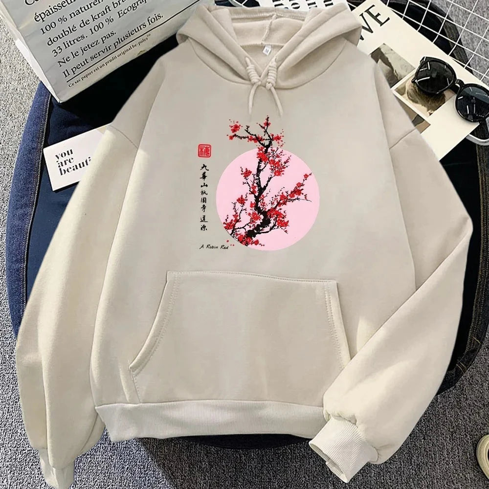 cherry blossom print hoodie for kids