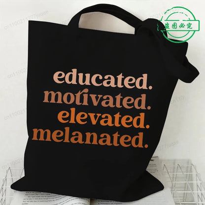 Educated Motivated Melanated T-Shirt for Kids