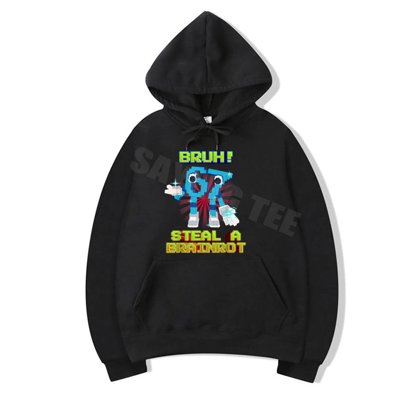 bruh 67 meme hoodie - fun brainrot design