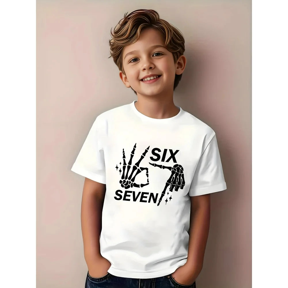 67 six seven math joke t-shirt for kids