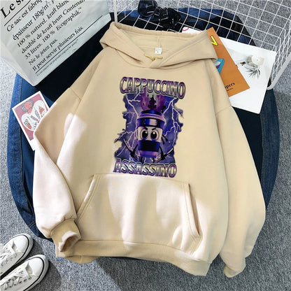 Tung Tung Sahur Graphic Hoodie for Kids