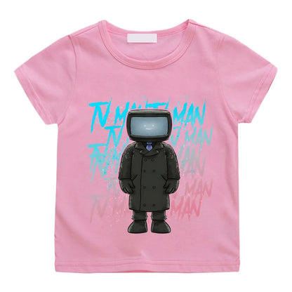 Skibidi Toilet Graphic T-shirt for Kids