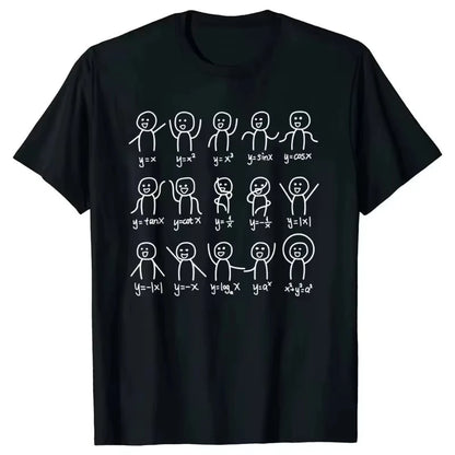 Algebraic Dancing Characters T-shirt for Kids