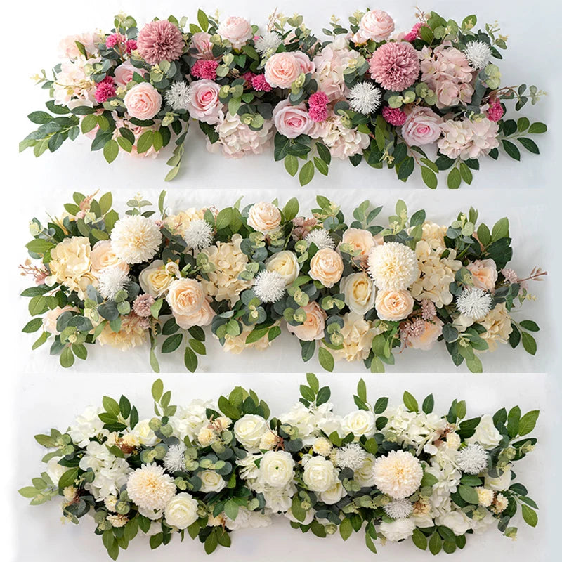 100cm luxury artificial flower row for events