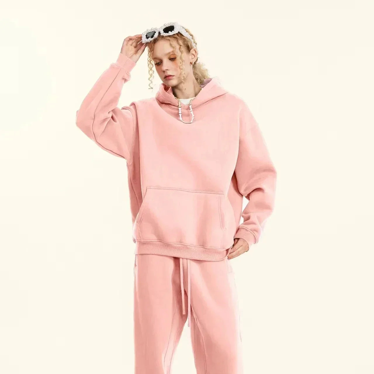 new york cartoon bear sunset hoodie for kids