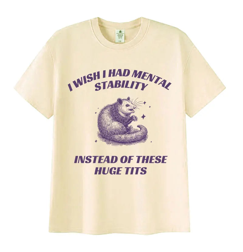 funny raccoon meme t-shirt for kids