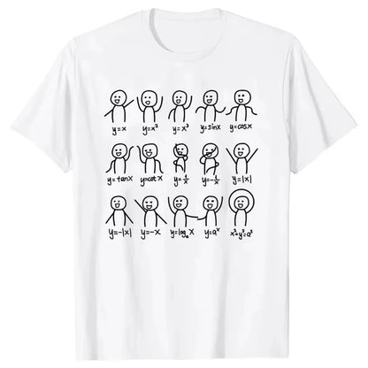 Algebraic Dancing Characters T-shirt for Kids