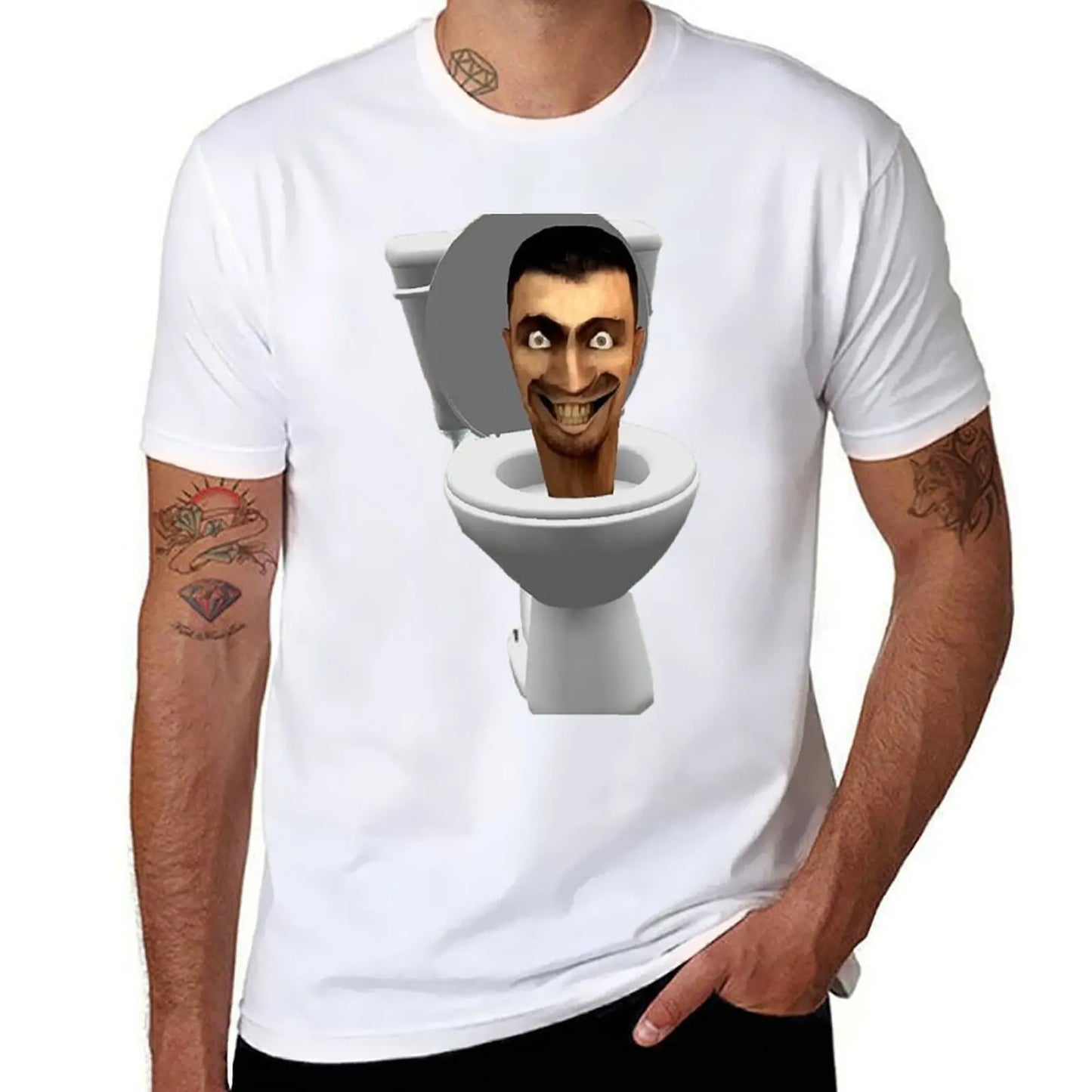 skibidi toilet graphic t-shirt for kids