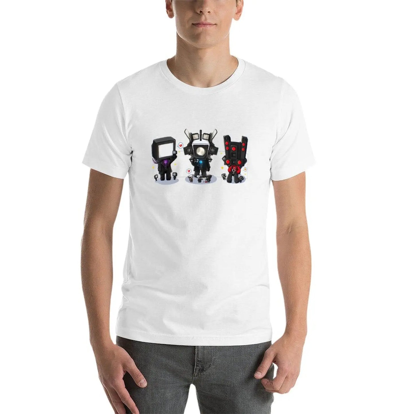 chibi skibidi meme t-shirt for kids