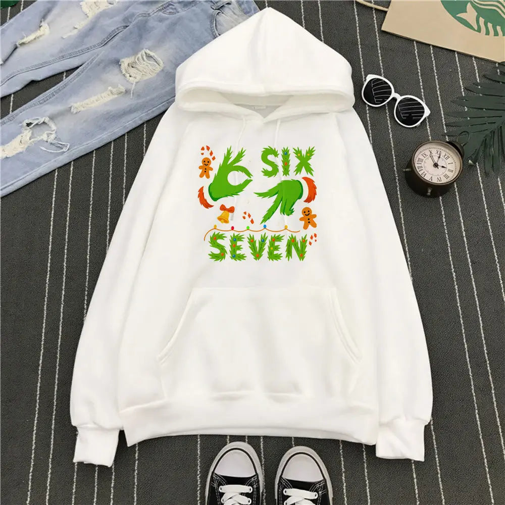 six seven graphic hoodie for kids