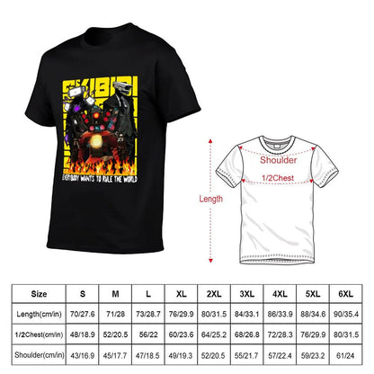 Skibidi Meme Graphic T-Shirt for Kids