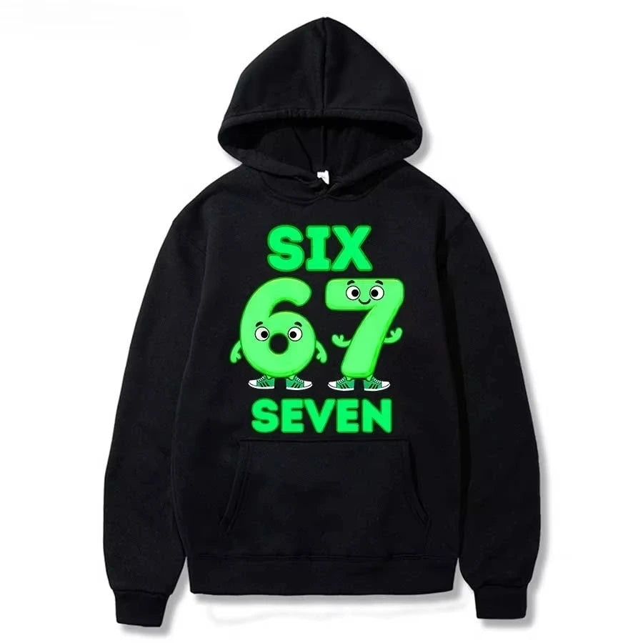 bruh 67 six seven kids hoodie