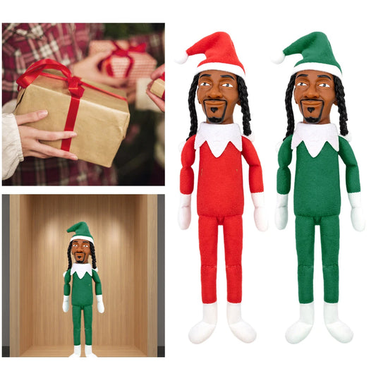 Snoop on a Stoop Christmas Elf Doll