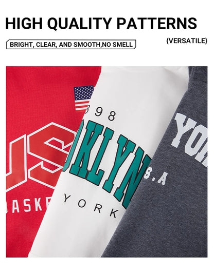 Six Seven Colourful Lights Print Sweatshirt