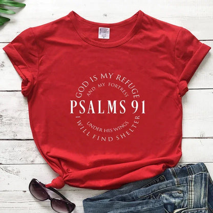 Psalms 91 Graphic T-shirt for Kids