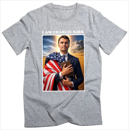 I Am Charlie Kirk Graphic T-Shirt for Kids