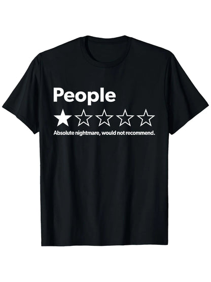 Funny One-Star Rating T-shirt for Kids