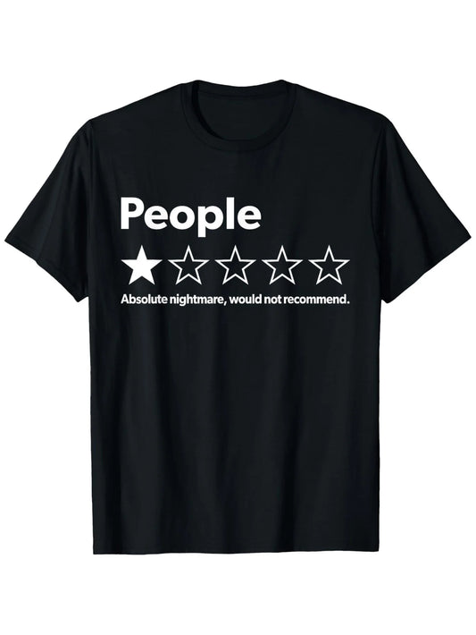 Funny One-Star Rating T-shirt for Kids