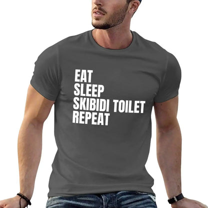 Skibidi Toilet Repeat Graphic T-Shirt