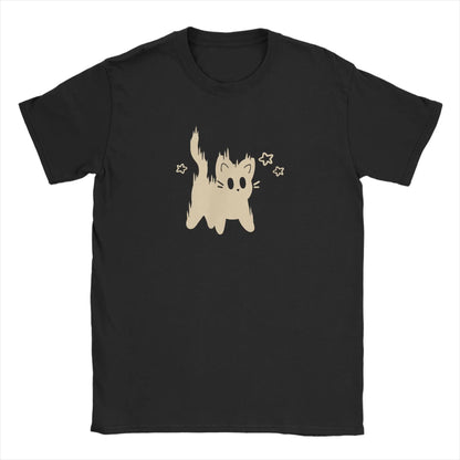 90s Style T-shirt with Horror Cat Design