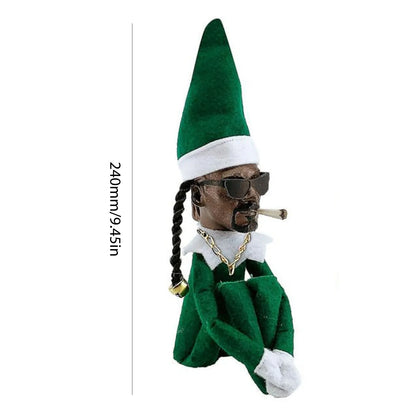 Snoop on a Stoop Christmas Elf Doll