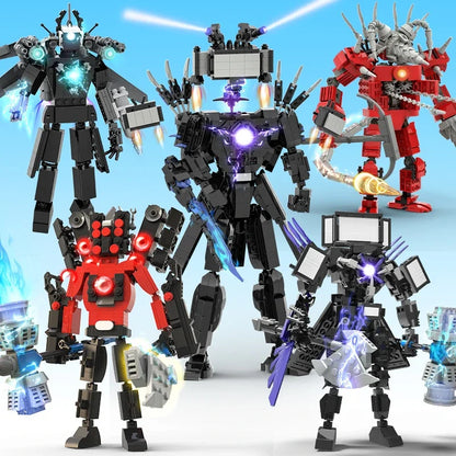 Skibidi Toilet Building Blocks Toy for Kids