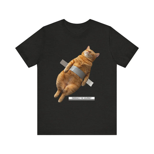 Playful Cat Graphic T-Shirt for Kids