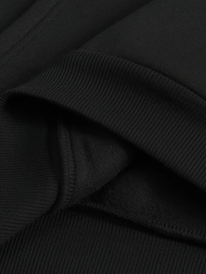 Skibidi 67 Black Hooded Sports Hoodie